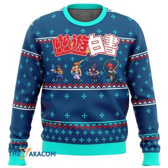 Ghost Fighter yuyu hakusho Gift For Fan Anime Christmas Ugly Sweater | Favorety AU