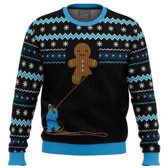 Gingerbread Cookie Monster Ugly Christmas Sweater | Favorety UK