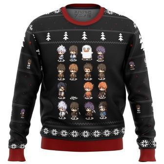 Gintama Sprites Xmas Ugly Wool Knitted Sweater | Favorety