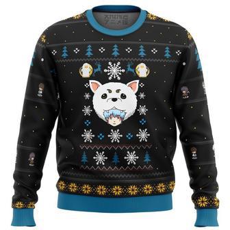 Gintama Woof Xmas Ugly Wool Knitted Sweater | Favorety UK