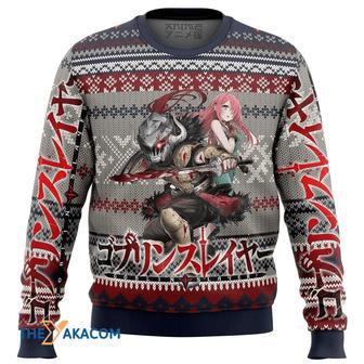 Goblin Slayer Alt Gift For Fan Anime Christmas Ugly Sweater | Favorety CA