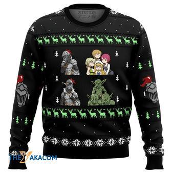 Goblin Slayer Sprites Gift For Fan Anime Christmas Ugly Sweater | Favorety AU