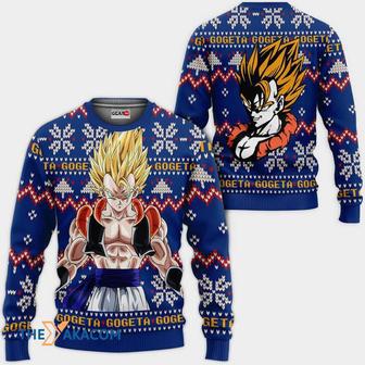 Gogeta Anime Dragon Ball Custom Gift For Fan Anime Christmas Ugly Sweater | Favorety UK