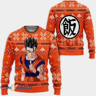 Gohan Anime Dragon Ball Custom Gift For Fan Anime Christmas Ugly Sweater | Favorety CA