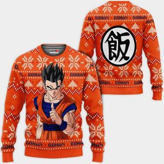 Gohan Christmas Sweater Anime Dragon Ball Xmas Ugly Christmas Knitted Sweater | Favorety UK