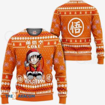 Goku Kid Dragon Ball Anime Custom Gift For Fan Anime Christmas Ugly Sweater | Favorety DE