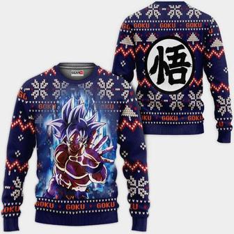 Goku Ultra Instinct Christmas Sweater Anime Dragon Ball Xmas Ugly Christmas Knitted Sweater | Favorety CA