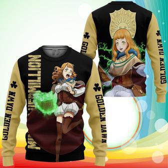 Golden Dawn Mimosa Vermillion Sweatshirt Black Clover Anime Printed Sweater | Favorety