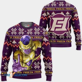 Golden Frieza Anime Dragon Ball Custom Gift For Fan Anime Christmas Ugly Sweater | Favorety CA