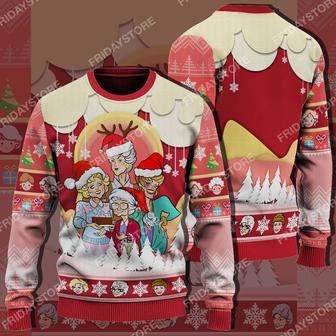 Golden Girls Ugly Sweater Golden Girls Happy Christmas Sweater | Favorety