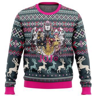 Golden Wind Jojo's Bizarre Adventure Ugly Christmas Sweater | Favorety UK