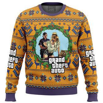 Grand Theft Auto Ugly Christmas Sweater | Favorety