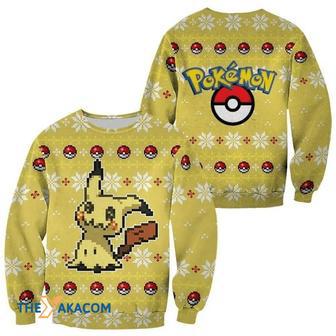 Great Gift Pokemon Mimikyu Manga Anime Ugly Christmas Sweater | Favorety DE