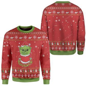 Grinch Sweater Pug Dog Ugly Sweater Pugrinch Christmas Ugly Sweater | Favorety CA