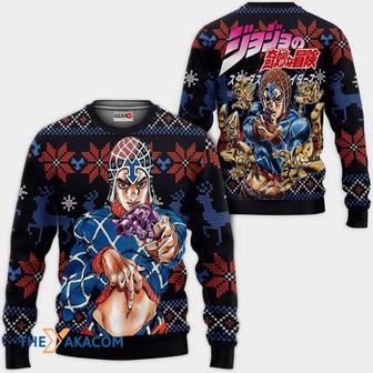 Guido Mista JJBA Custom Gift For Fan Anime Christmas Ugly Sweater | Favorety UK