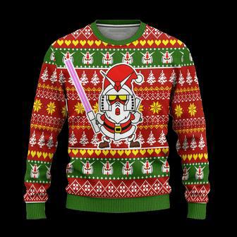 Gundam Anime Ugly Christmas Sweater Custom Santa Xmas Gift | Favorety UK