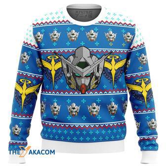 Gundam Helmet Gift For Fan Anime Christmas Ugly Sweater | Favorety