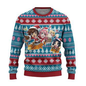 Gundam Team Anime Ugly Christmas Sweater Custom Chibi Xmas Gift | Favorety