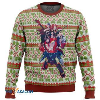 Gurren Lagann Custom Gift For Fan Anime Christmas Ugly Sweater | Favorety UK