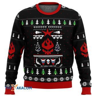 Gurren Lagann Logo Gift For Fan Anime Christmas Ugly Sweater | Favorety