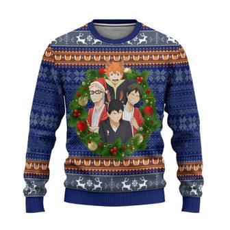 Haikyuu Anime Xmas Ugly Wool Knitted Sweater | Favorety AU