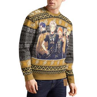 Haikyuu MSBY Black Jackals Ugly Christmas Sweater | Favorety AU