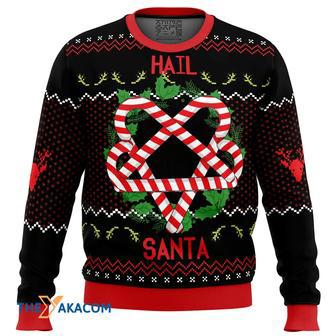 Hail Santa Gift For Fan Anime Christmas Ugly Sweater | Favorety DE