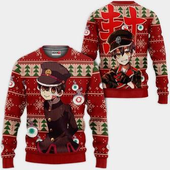 Hanako Anime Toilet-Bound Hanako-Kun Xmas Ugly Christmas Knitted Sweater | Favorety