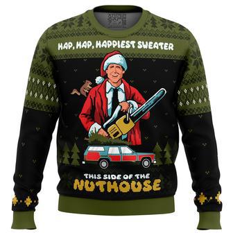 Hap Hap Happiest Sweater this Side of the Nuthouse National Lampoon's Christmas Vacation Ugly Christmas | Favorety