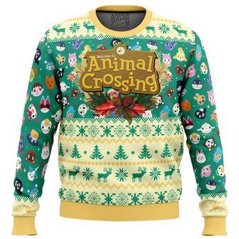 Happy Animal Villagers Animal Crossing Ugly Christmas Sweater | Favorety AU