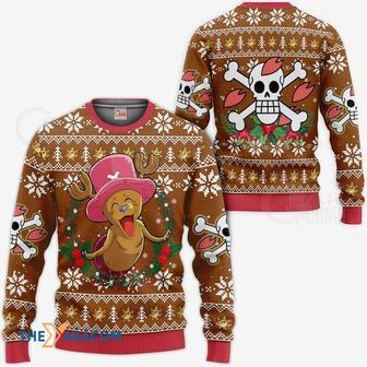 Happy Chopper One Piece Anime Custom Gift For Fan Anime Christmas Ugly Sweater | Favorety UK