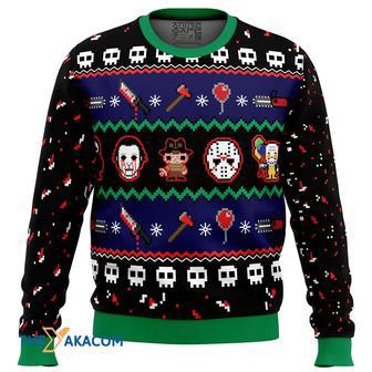 Happy Horrordays Gift For Fan Anime Christmas Ugly Sweater | Favorety AU