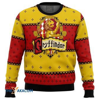 Harry Potter Gryffindor Custom Gift For Fan Anime Christmas Ugly Sweater | Favorety