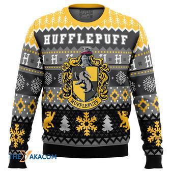 Harry Potter Hufflepuff House Gift For Fan Anime Christmas Ugly Sweater | Favorety