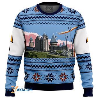 Harry Potter Retro Hogwarts Gift For Fan Anime Christmas Ugly Sweater | Favorety CA