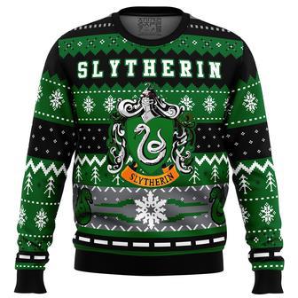 Harry Potter Slytherin House Ugly Christmas Sweater | Favorety