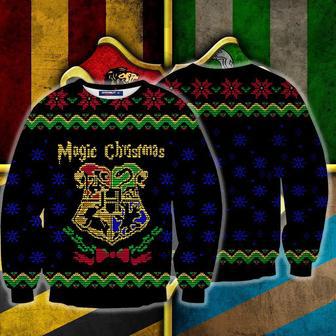 Harry Pottrt Sweater Harry Pottrt Magic Christmas Ugly Sweater Amazing High Quality Harry Pottrt | Favorety AU