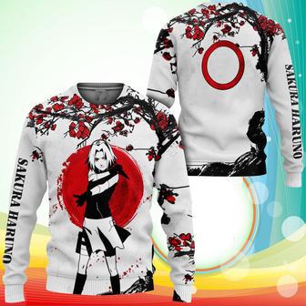 Haruno Sakura Sweatshirt Japan Style Naruto Anime Printed Sweaters | Favorety AU