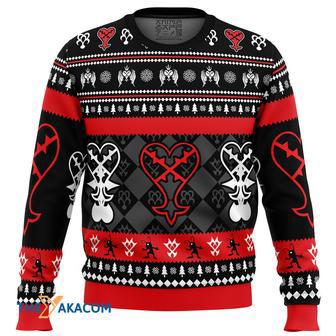 Heartless Christmas Kingdom Hearts Gift For Fan Anime Christmas Ugly Sweater | Favorety UK