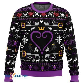 Hearts Kingdom Hearts Gift For Fan Anime Christmas Ugly Sweater | Favorety AU