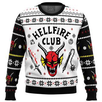 HellFire Club Stranger Things Ugly Christmas Sweater | Favorety AU