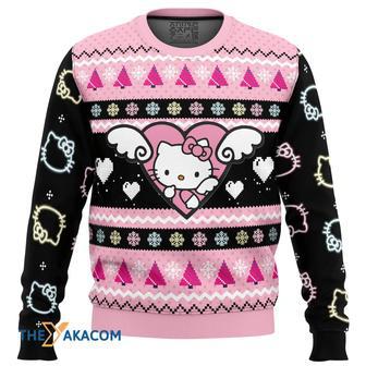 Hello Kitty Custom Gift For Fan Anime Christmas Ugly Sweater | Favorety AU