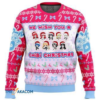 High School DXD Chibi Girls Gift For Fan Anime Christmas Ugly Sweater | Favorety UK