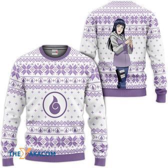 Hinata Hyuga Custom Gift For Fan Anime Christmas Ugly Sweater | Favorety UK