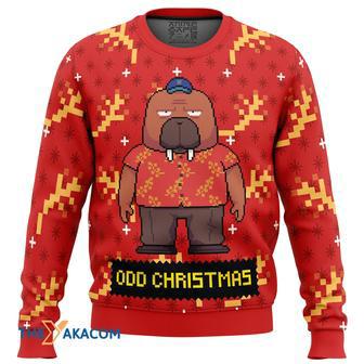 Hiroshi Odokawa Odd Taxi Custom Gift For Fan Anime Christmas Ugly Sweater | Favorety CA