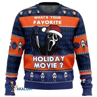 Holiday Scream Custom Gift For Fan Anime Christmas Ugly Sweater | Favorety