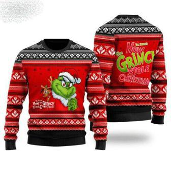 How The Grinch Stole Christmas Ugly Wool Sweater Christmas Gift For Kid Adult | Favorety DE