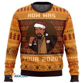 How Was Your Django Unchained Custom Gift For Fan Anime Christmas Ugly Sweater | Favorety AU