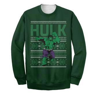 Hulk Christmas Ugly Wool Sweater Christmas Gift For Kid Adult | Favorety UK