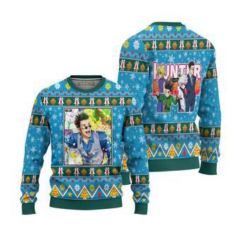 Hunter x Hunter Ugly Sweater Leorio Knitted Sweatshirt Anime Christmas Gift | Favorety UK